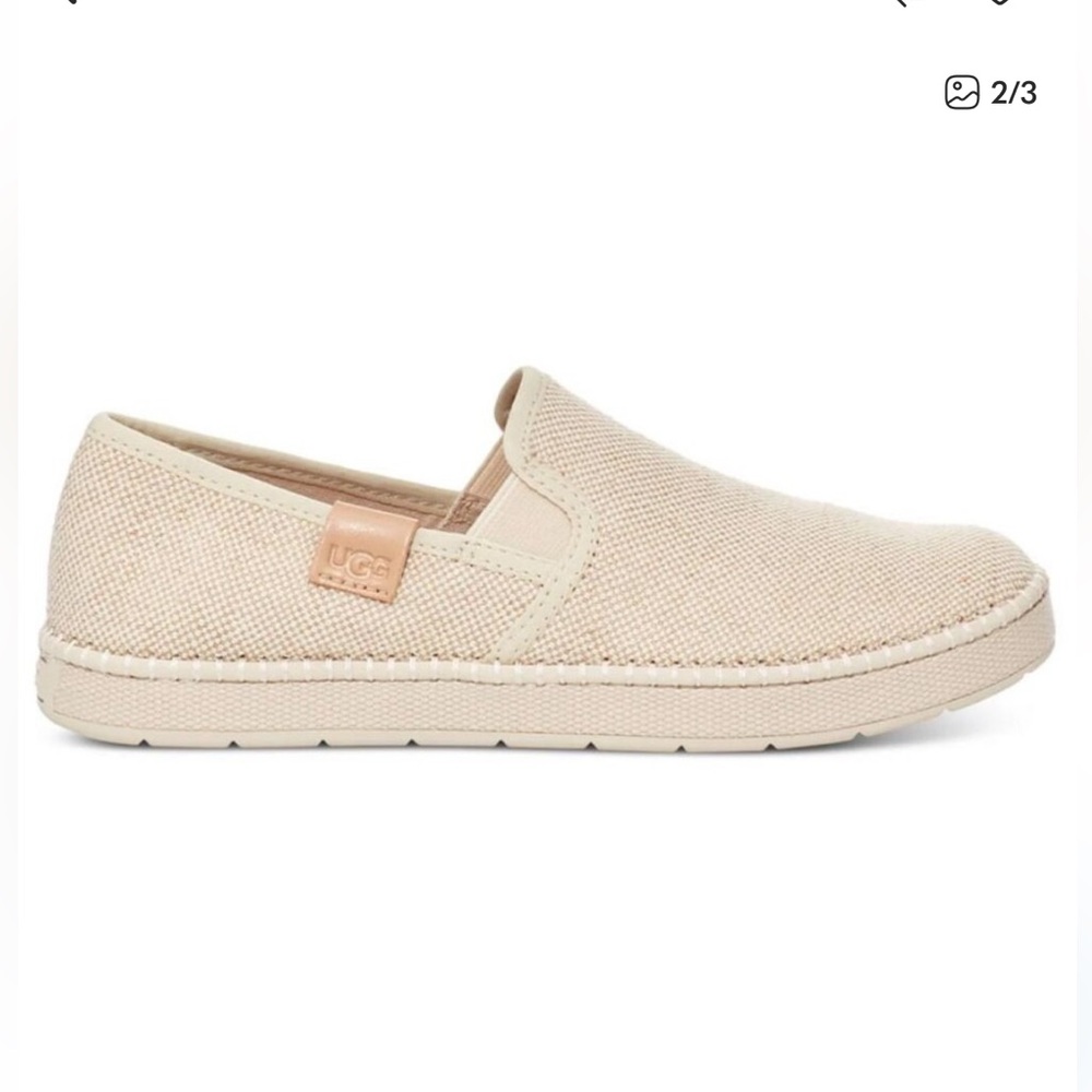UGG NEW LUCIAH SLIP ON CASUAL SHOES WOMENS SIZE 9 tan natural cream
